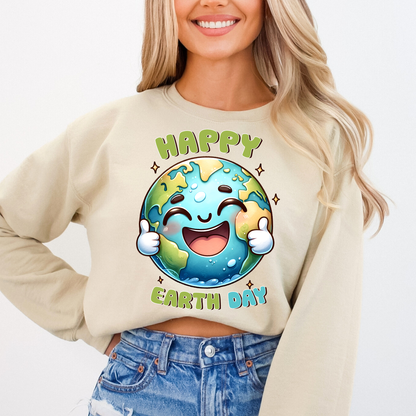 Earth Day DTF Transfer