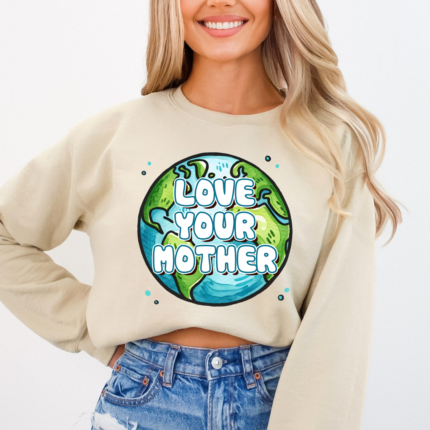 Earth Day DTF Transfer
