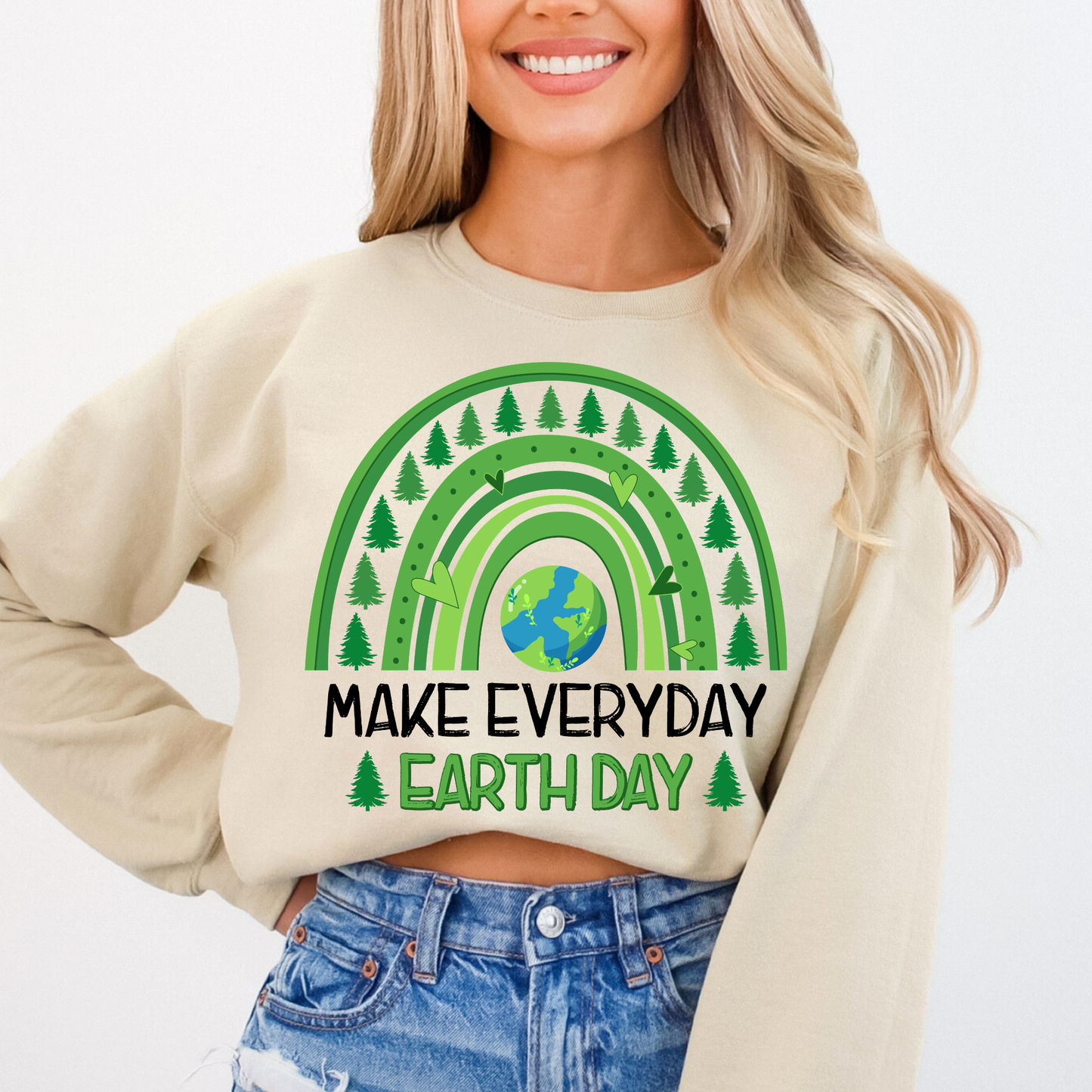 Earth Day DTF Transfer