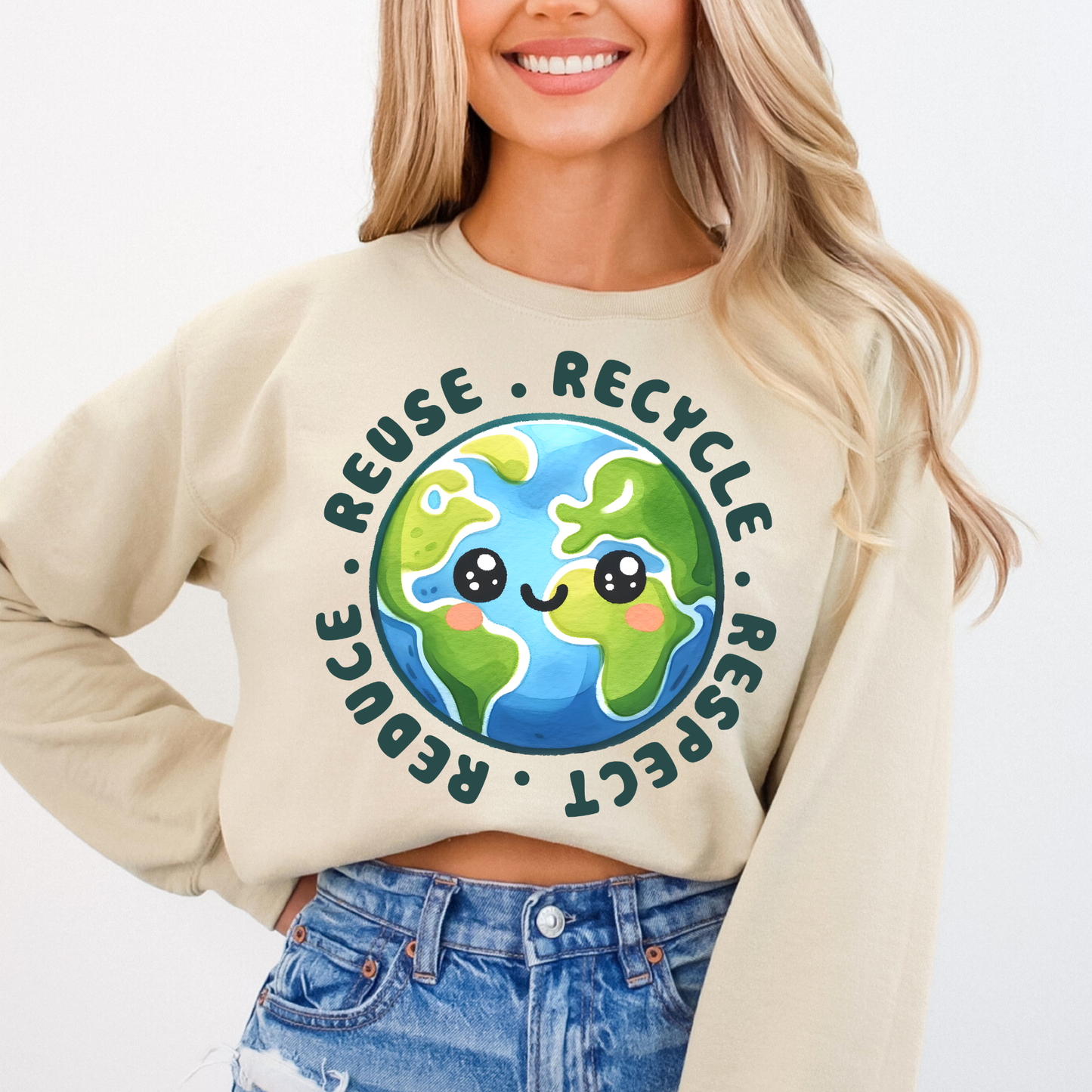 Earth Day DTF Transfer