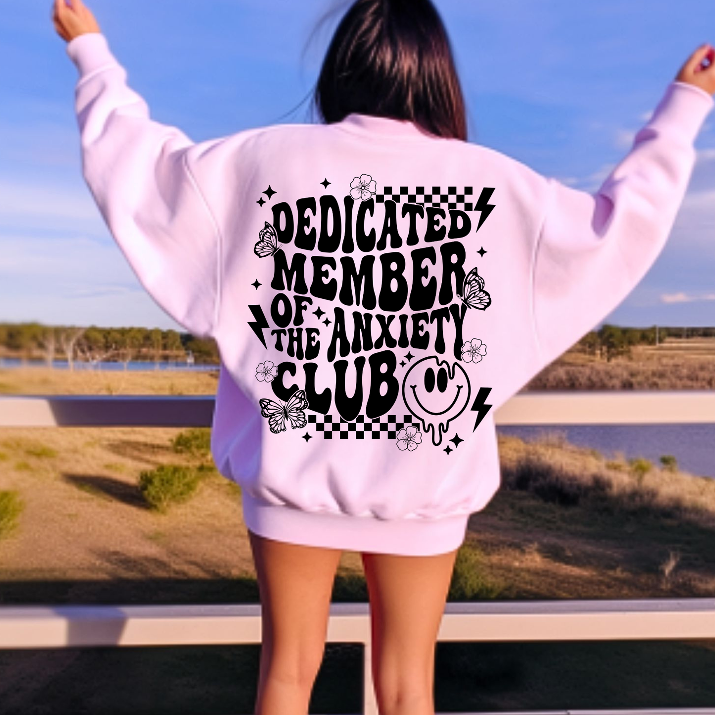 Anxiety Club DTF Transfer