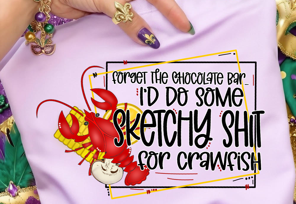 CRAWFISH DTF TRANSFER