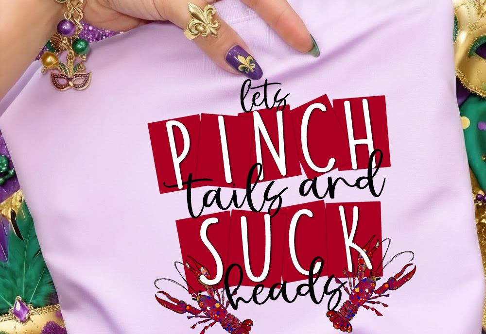 CRAWFISH DTF TRANSFER