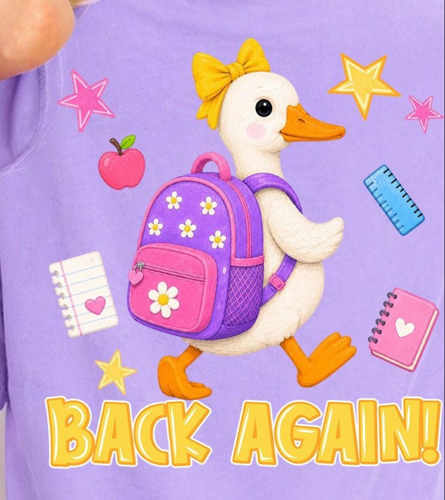 Back to School DTF Transfer