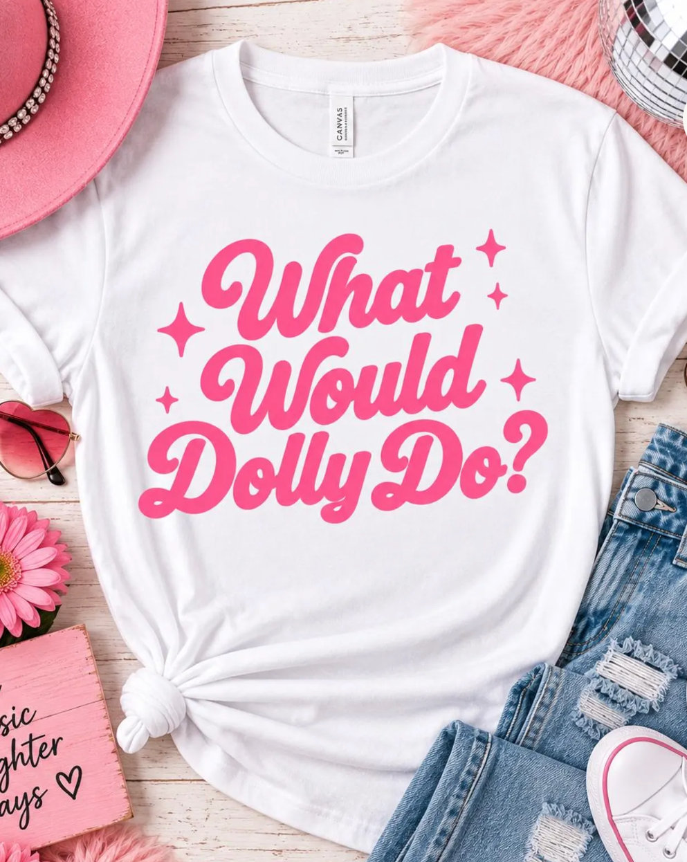 Celebrity Dolly DTF Transfer