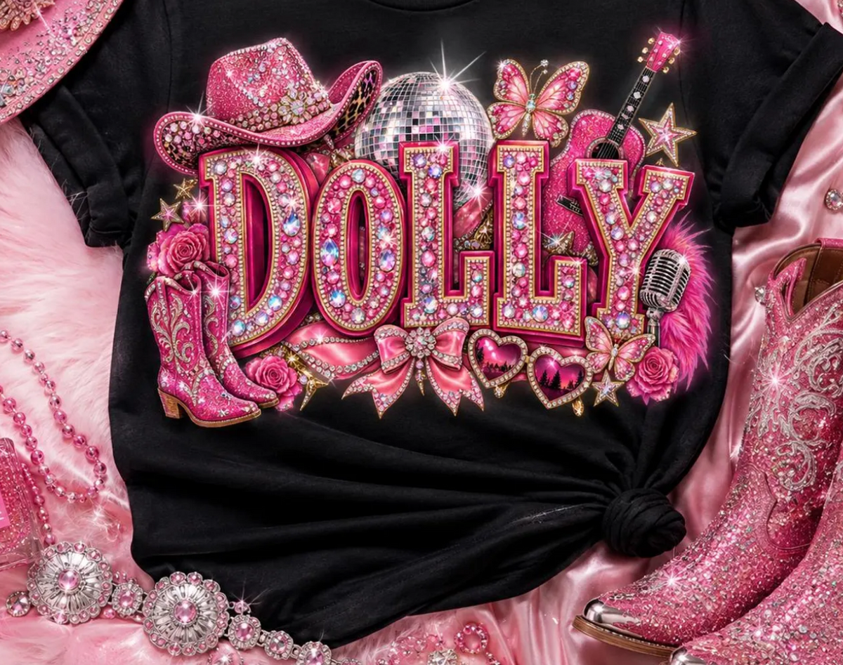 Celebrity Dolly DTF Transfer