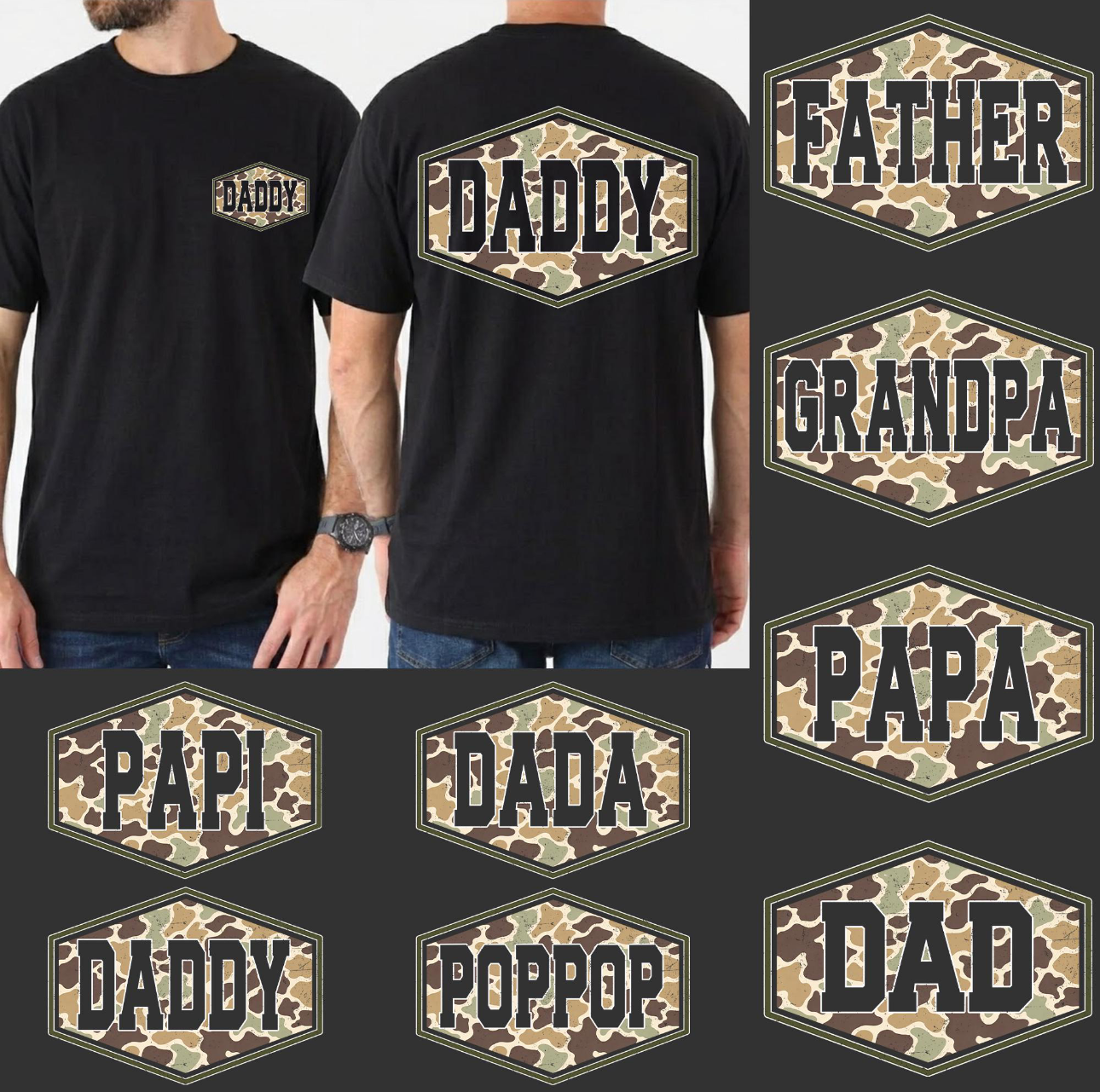Dad/Father DTF Transfer