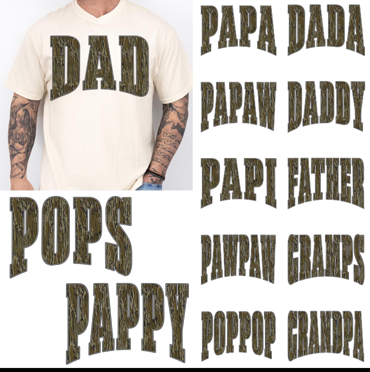 Dad/Father DTF Transfer