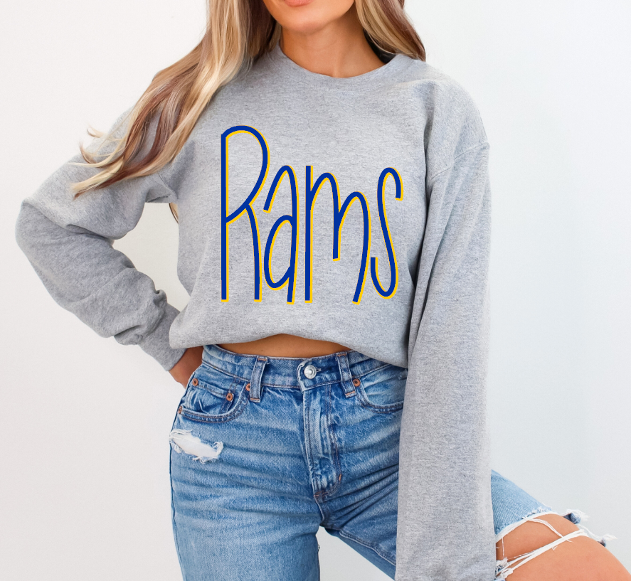 Rams DTF Transfer