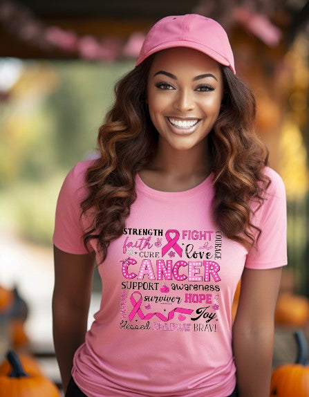 Breast Cancer DTF Transfer