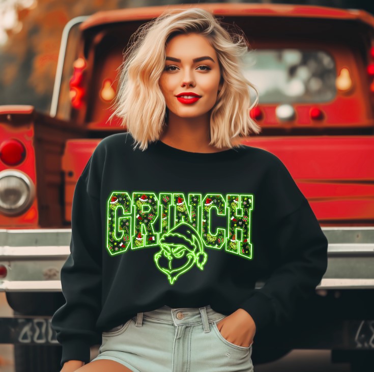 Tuesday Drops - Grinch DTF Transfer