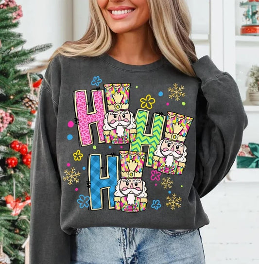 Nutcracker Ho Ho Ho, DTF Transfer