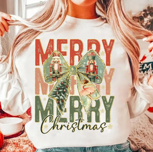 Merry Christmas DTF Transfer