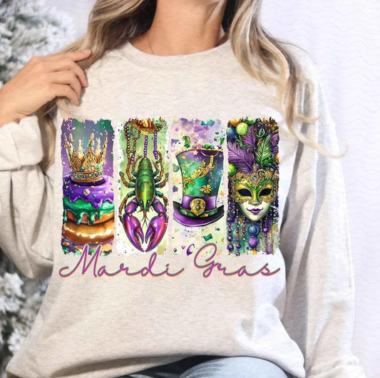 Mardi Gras DTF Transfer