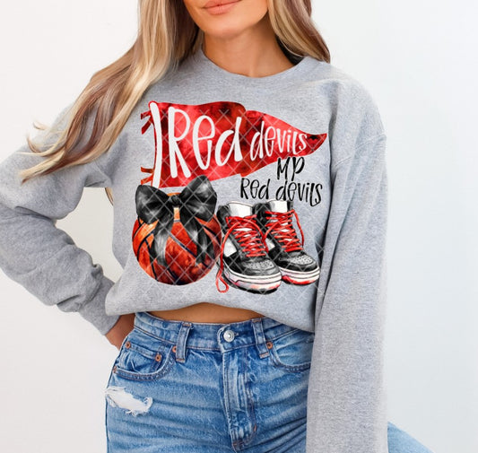 Red Devils DTF Transfer