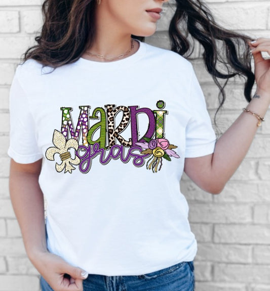 Mardi Gras DTF Transfer