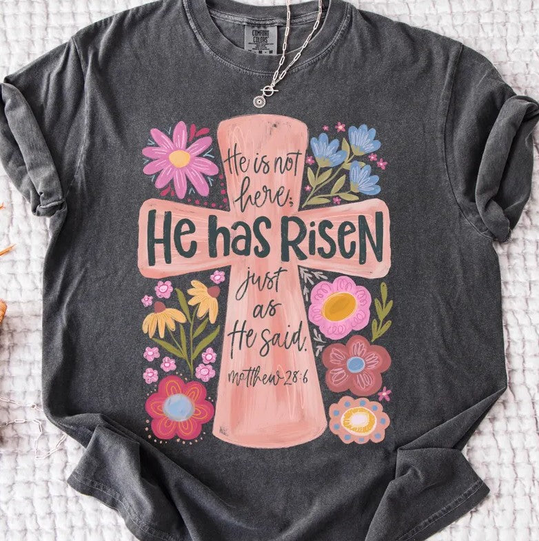 He is Risen DTF Transfer
