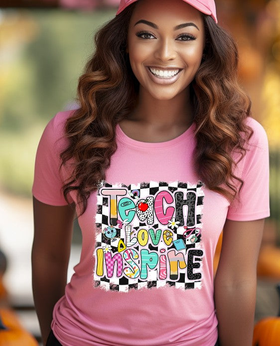 Teach Love Inspire Mode DTF Transfer