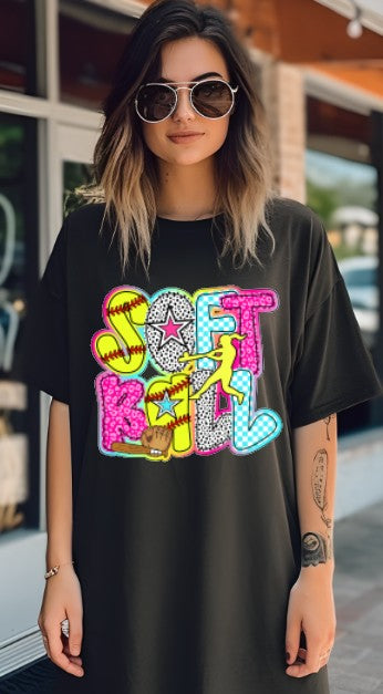 Softball DTF Transfer