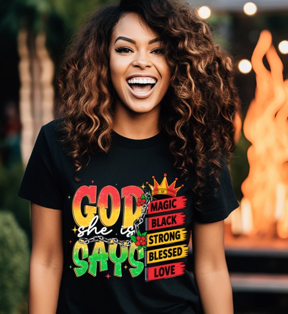 God Says DTF Transfer