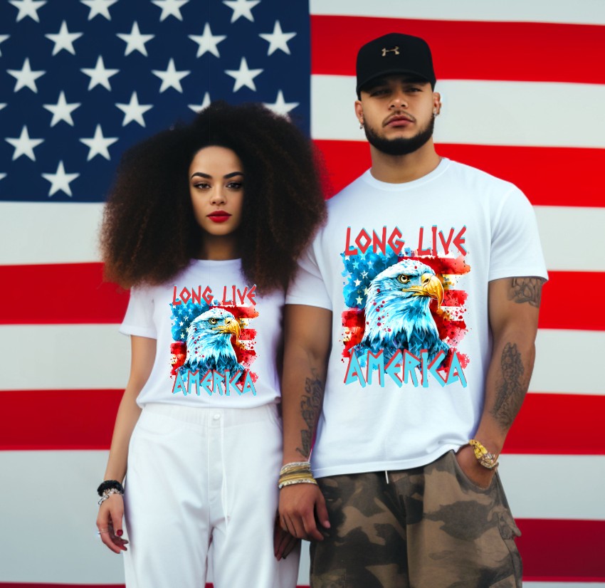 Long Live America DTF Transfer