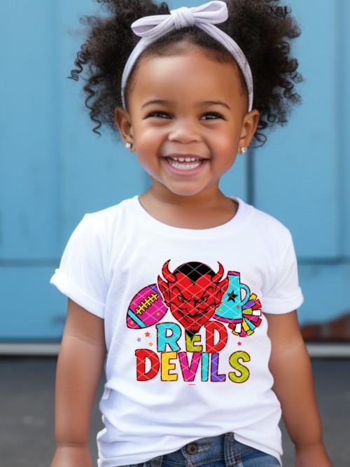 Red Devils DTF Transfer
