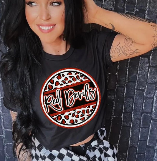 Red Devils DTF Transfer