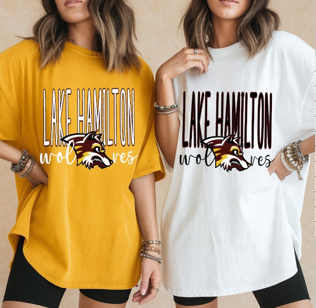 Wolves - white writing DTF Transfer