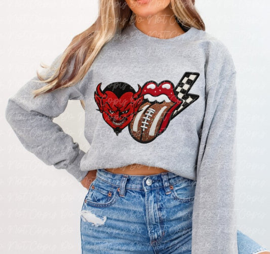 Red Devils DTF Transfer