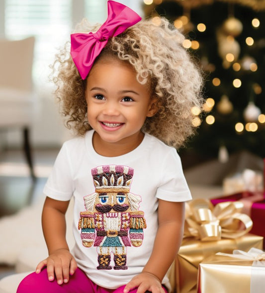 Nutcrakcer with yarn effect DTF Transfer