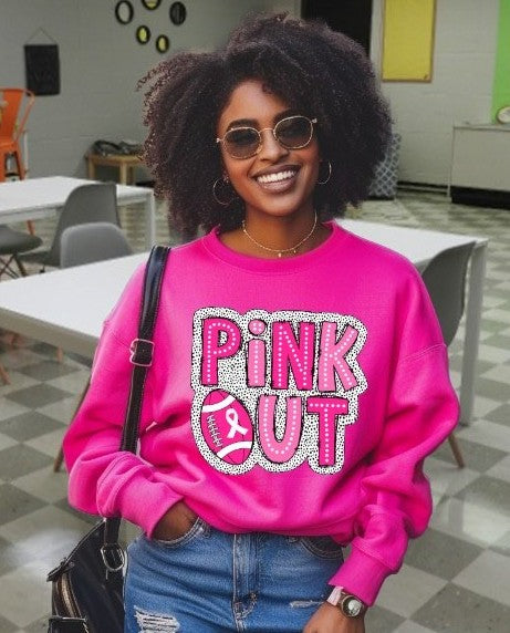 Pink Out DTF Transfer