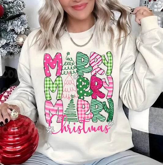 Merry Christmas DTF Transfer