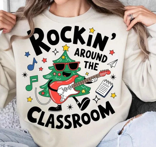 Rockin Around the Classroom DTF Transfer