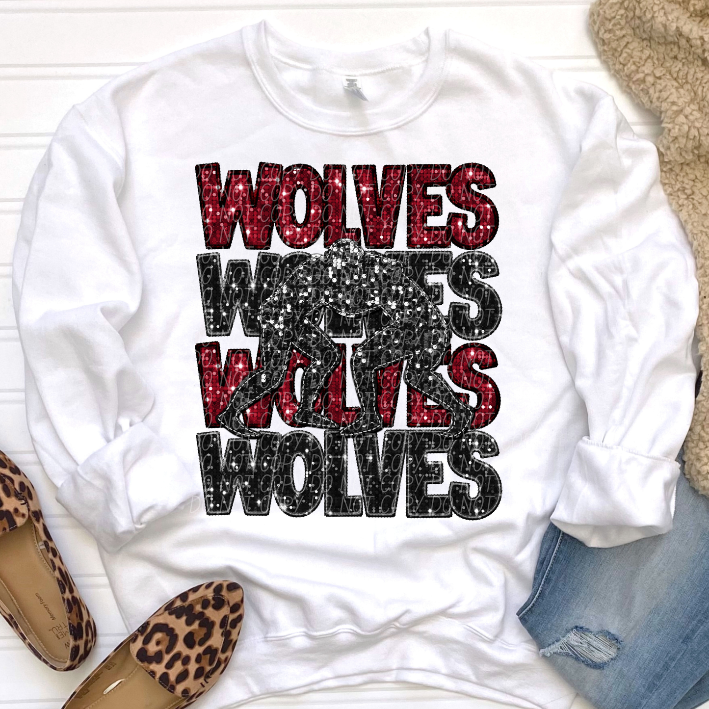 Wolves DTF Transfer