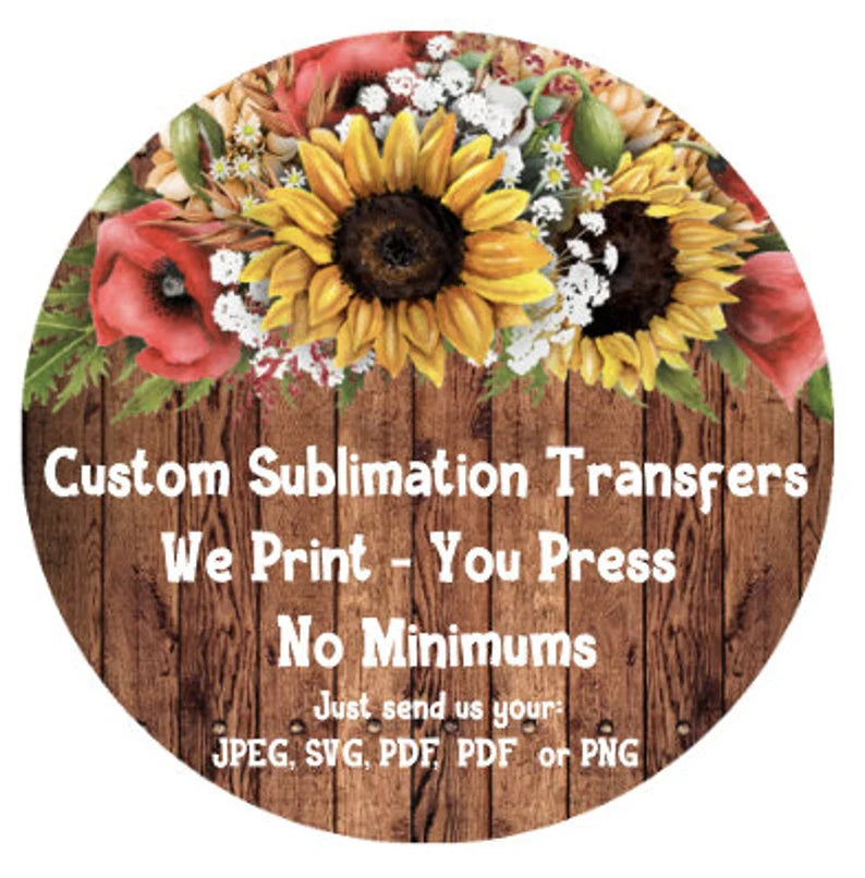 Custom Sublimation Transfers