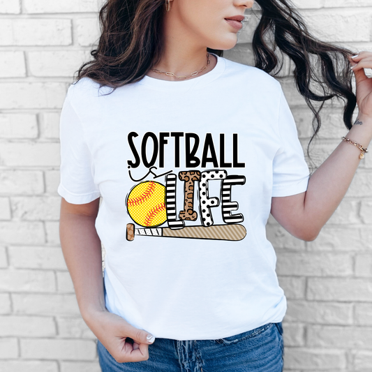 Softball DTF Transfer