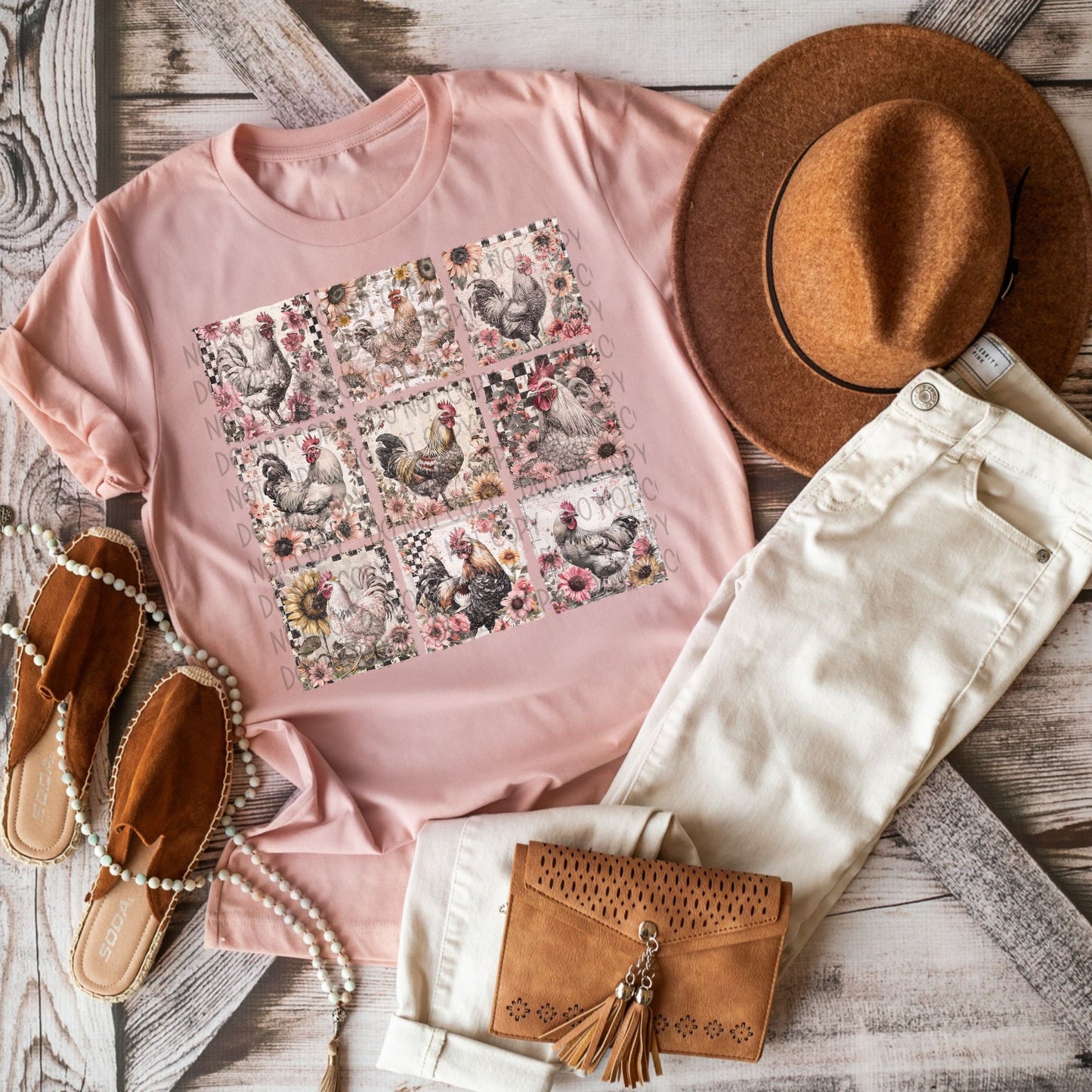 Chickens DTF Transfer