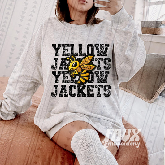 Yellow Jackets DTF Transfer