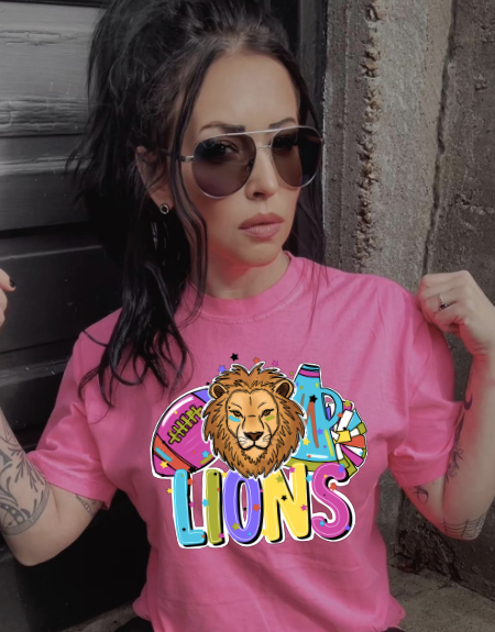 Lions DTF Transfers