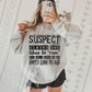 Tuesday Drops - Suspect