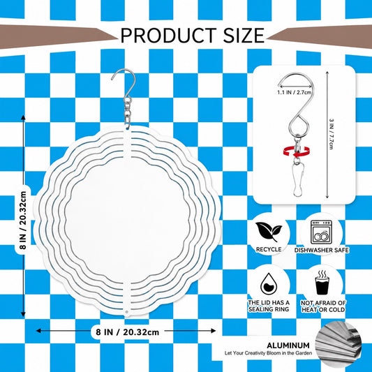 Sublimation Wind Spinner