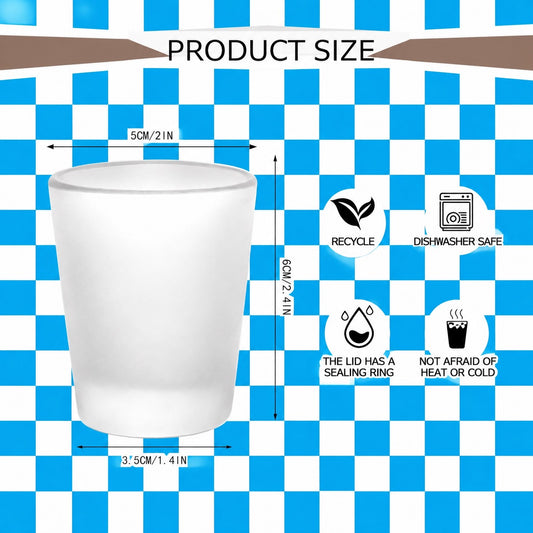 Sublimation shot glass