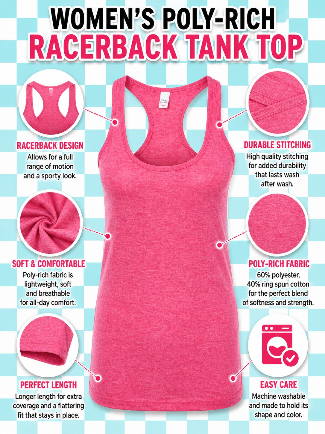 Tank Top Hot Pink