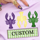 CUSTOM CRAWFISH DTF TRANSFER