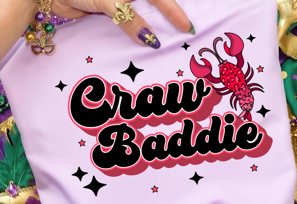 CRAWFISH DTF TRANSFER