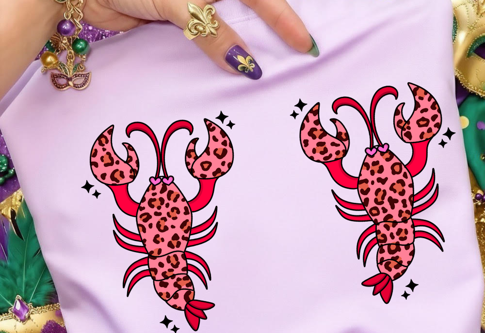 CRAWFISH DTF TRANSFER