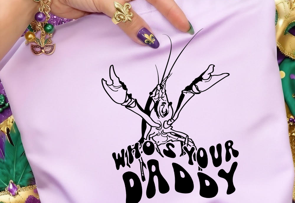 CRAWFISH DTF TRANSFER