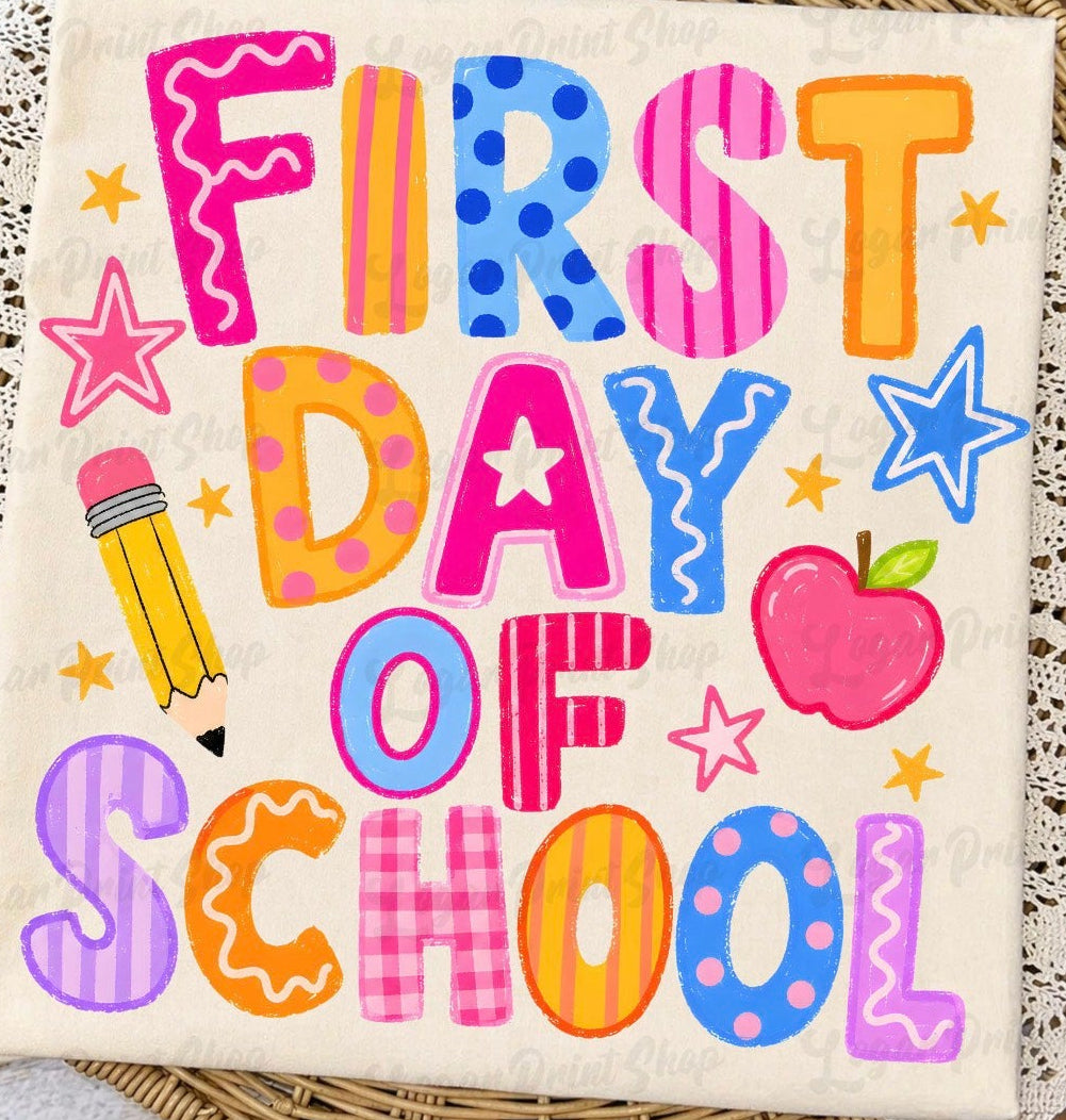 Back to School DTF Transfer