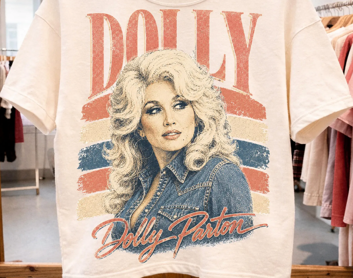Celebrity Dolly DTF Transfer