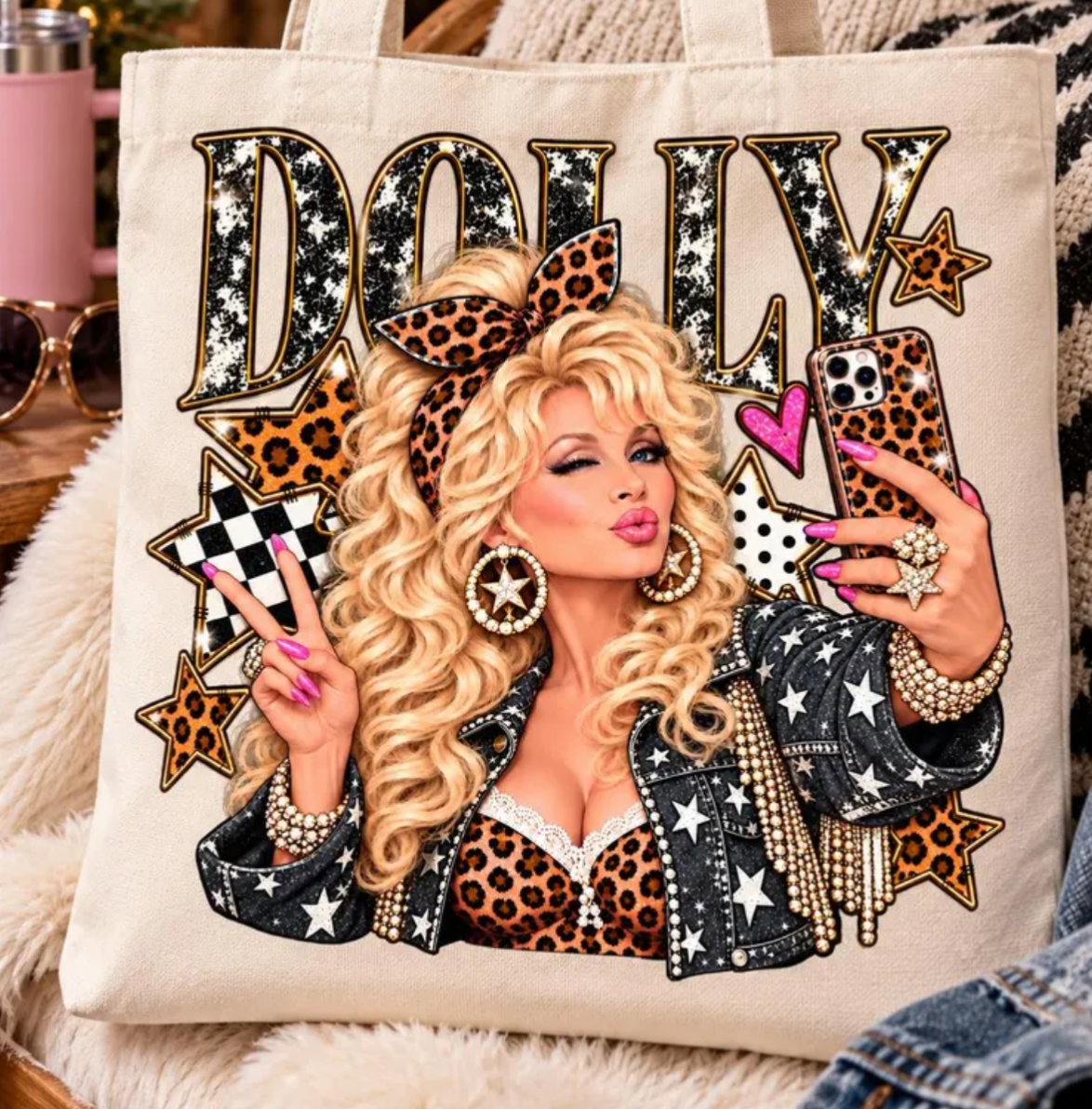 Celebrity Dolly  DTF Transfer